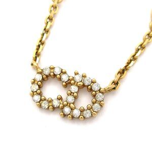 Christian Dior Claire de Lune Necklace Hardware Faux Pearl
